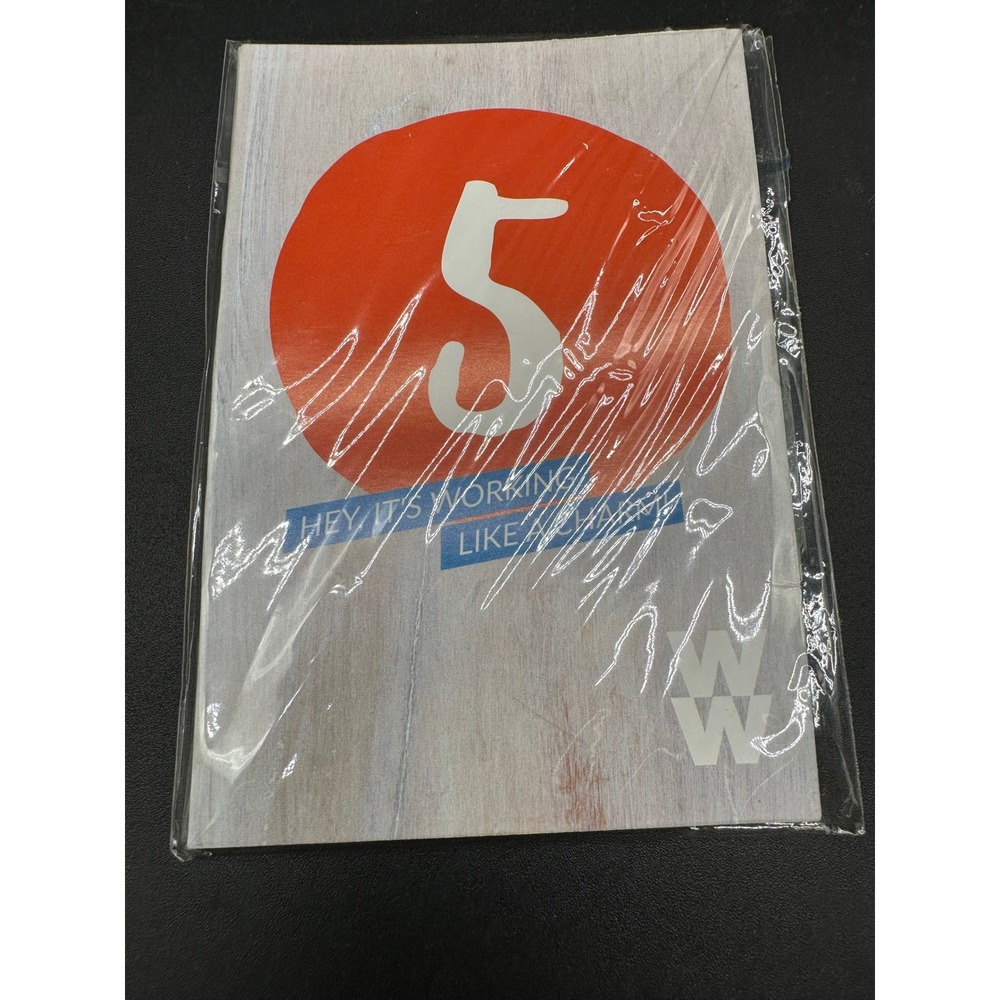WW Weight Watchers 5 Lb Milestone Card Pack Charm Assumed Inside 2017